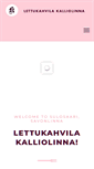 Mobile Screenshot of lettukahvilakalliolinna.com